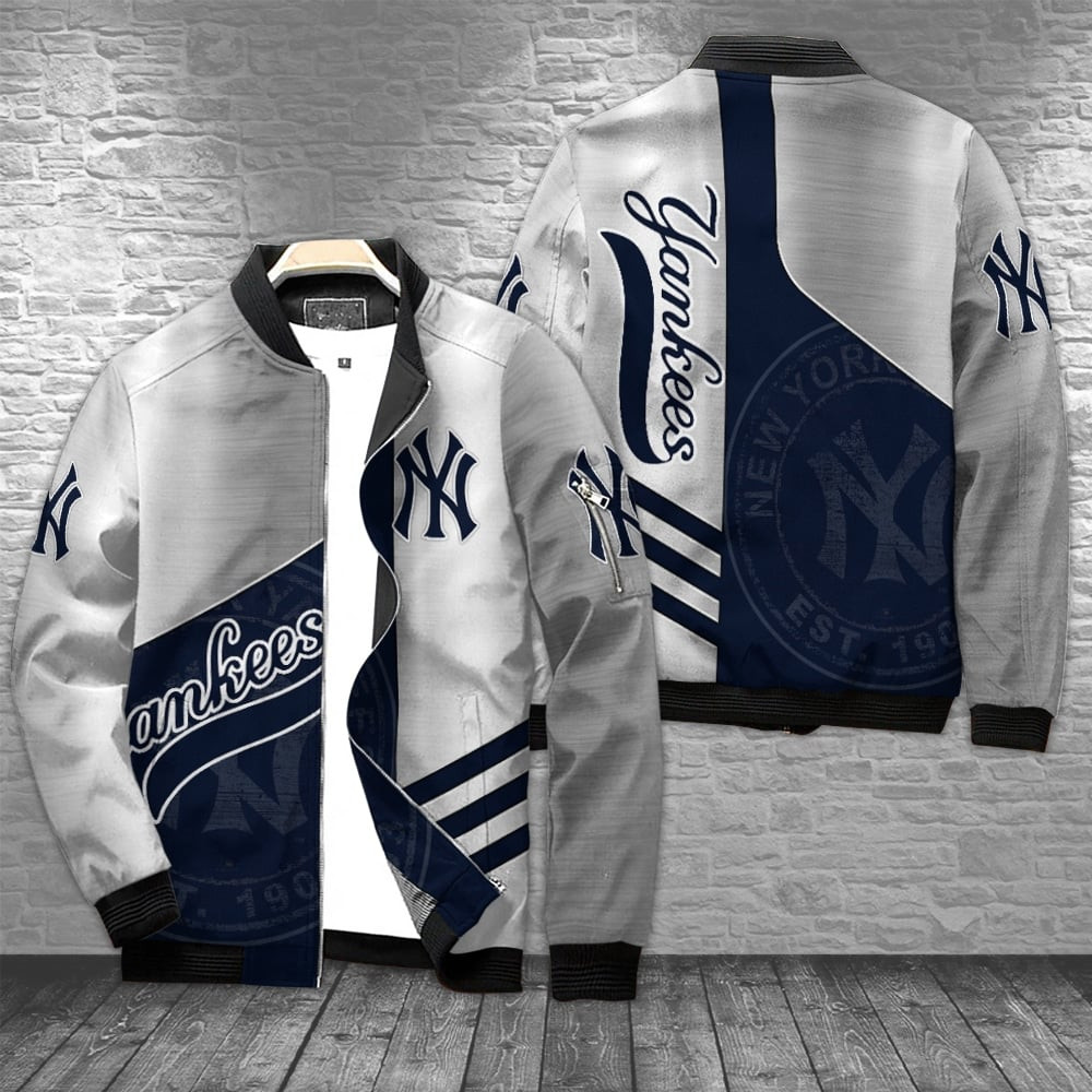 New York Yankees Bomber Jacket | MLB Team Jacket for Men & Women | Baseball Fan Gift