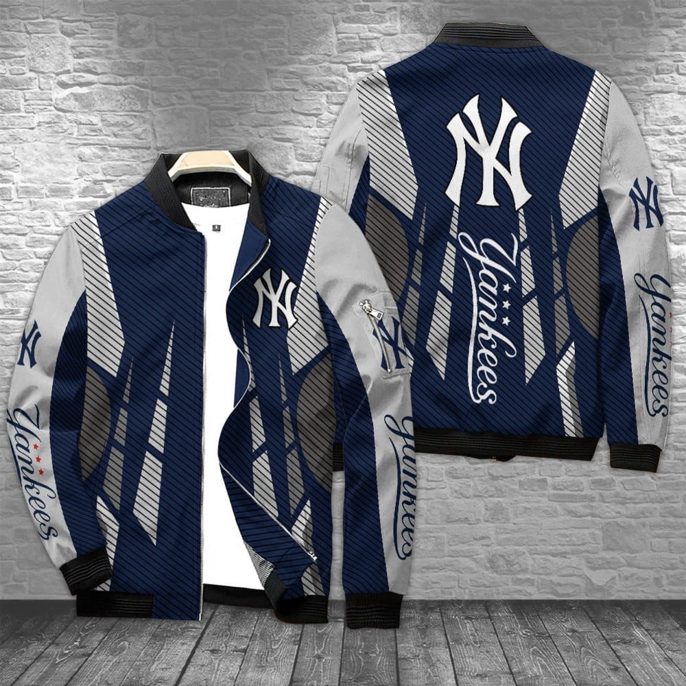 New York Yankees Bomber Jacket | MLB Team Jacket for Men & Women | Baseball Fan Gift