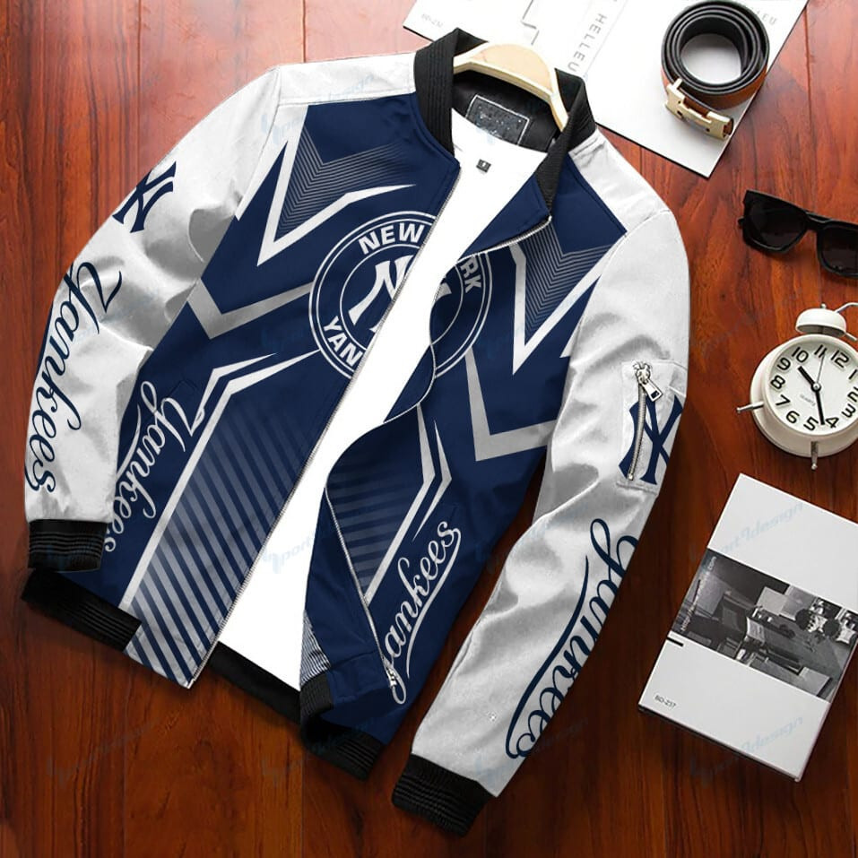 New York Yankees Bomber Jacket | MLB Team Jacket for Men & Women | Baseball Fan Gift