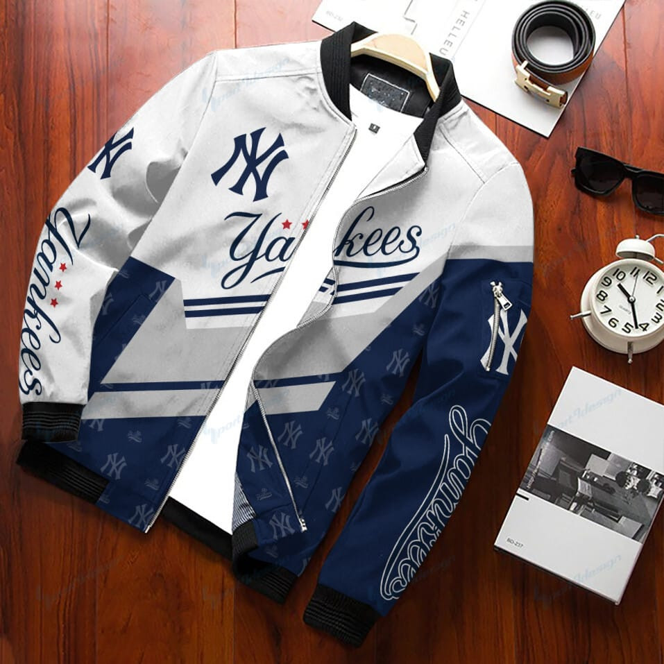 New York Yankees Bomber Jacket | MLB Team Jacket for Men & Women | Baseball Fan Gift