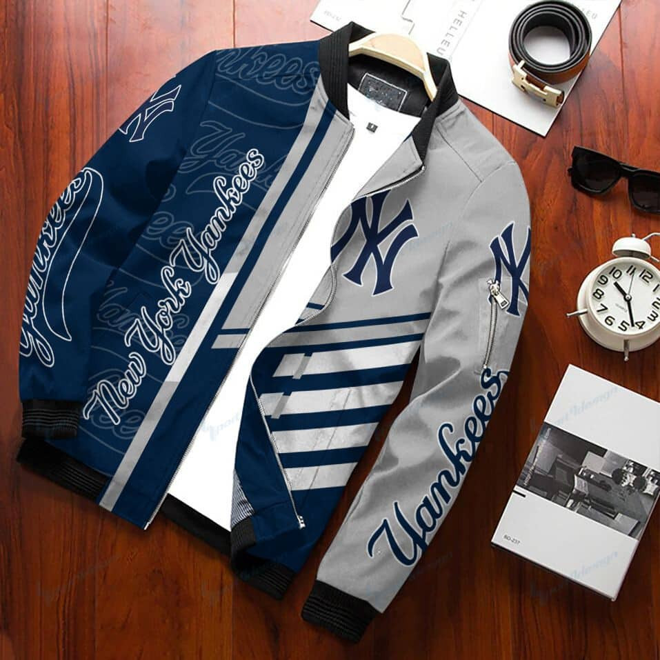 New York Yankees Bomber Jacket | MLB Team Jacket for Men & Women | Baseball Fan Gift