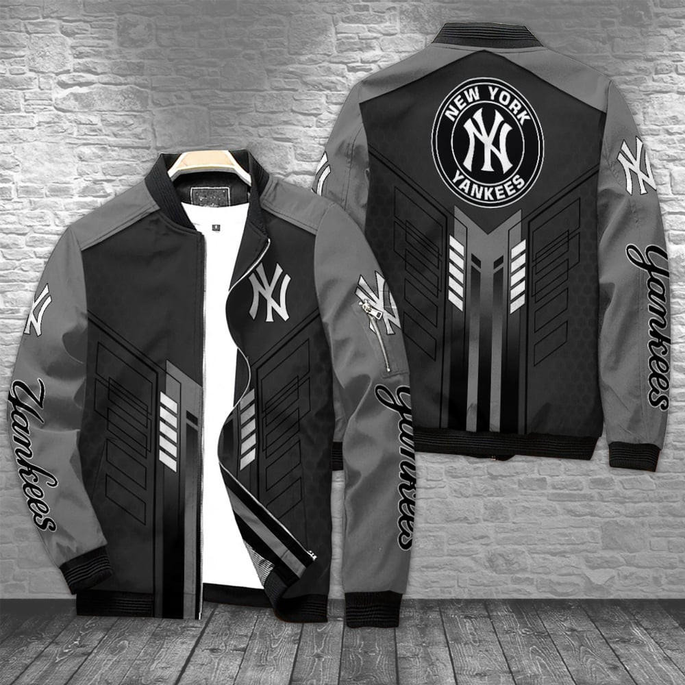 New York Yankees Bomber Jacket | MLB Team Jacket for Men & Women | Baseball Fan Gift