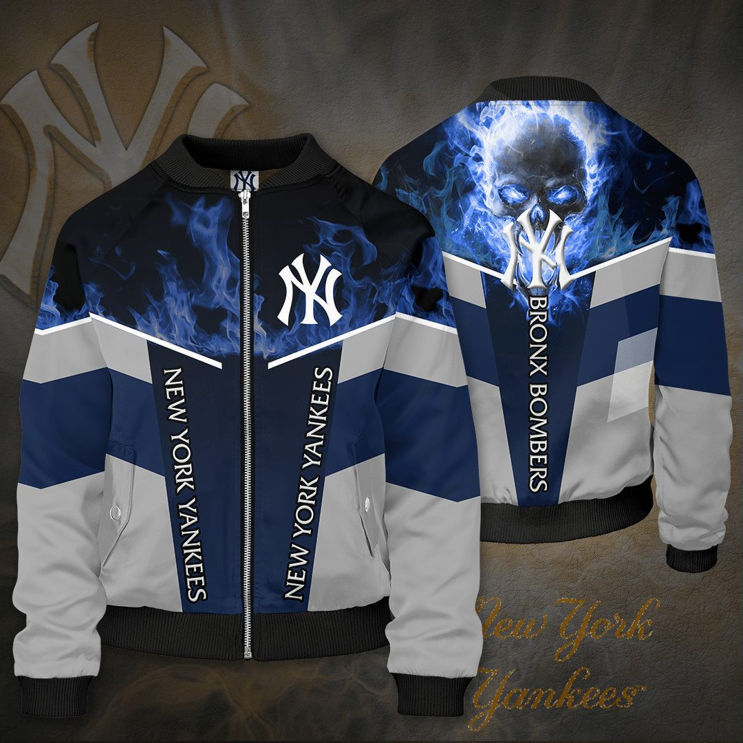 New York Yankees Bomber Jacket | MLB Team Jacket for Men & Women | Baseball Fan Gift