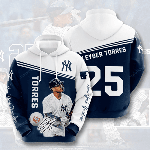 NEW YORK YANKEES Gleyber Torres 3D All Over Print Hoodie & Zip Hoodie