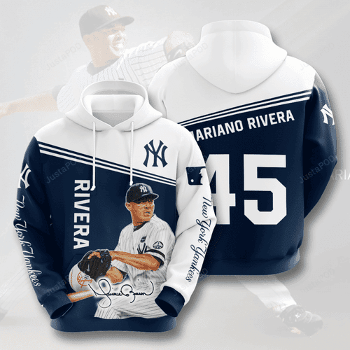 NEW YORK YANKEES Mariano Rivera 3D All Over Print Hoodie & Zip Hoodie