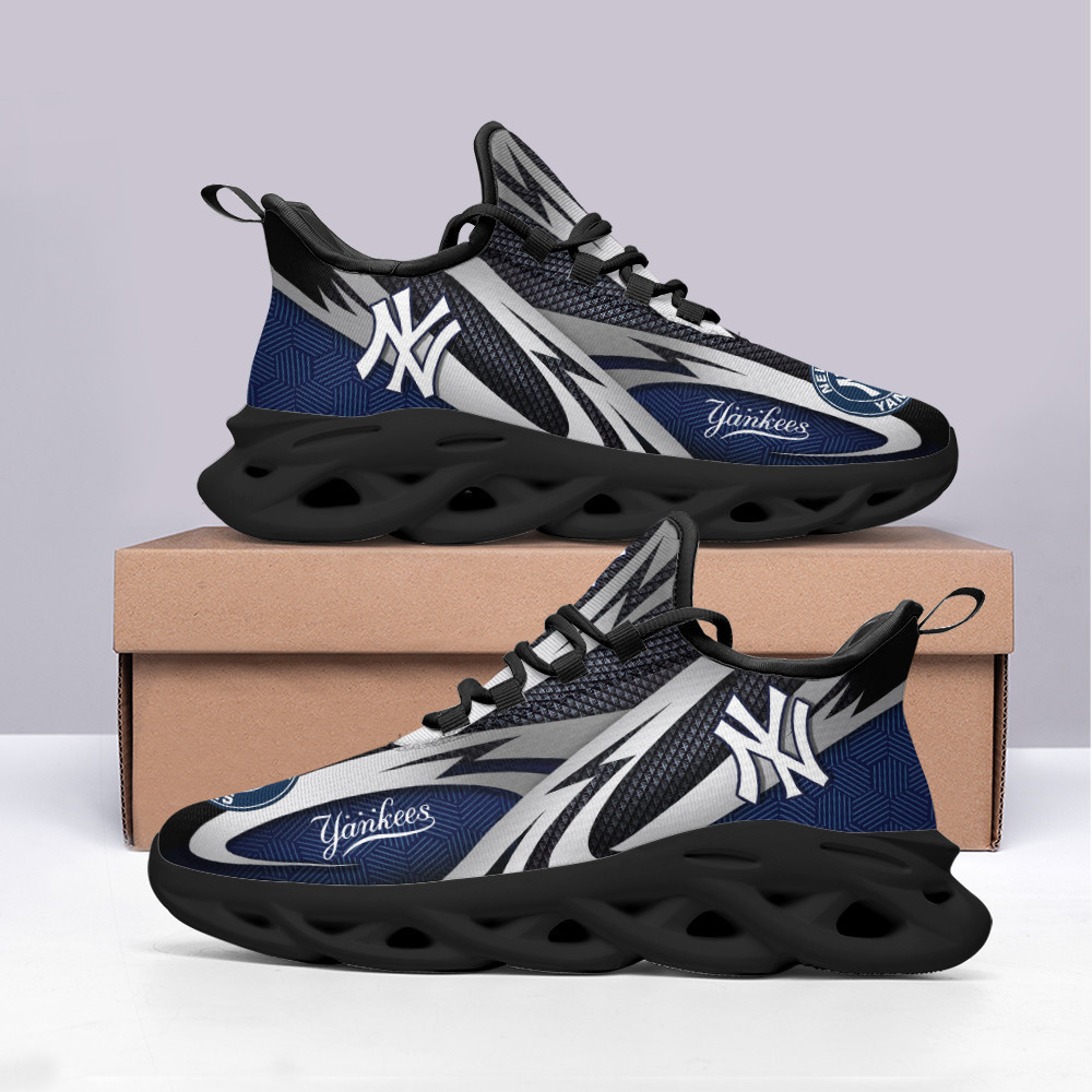 New York Yankees Max Soul ShoesSneakers for Men And Women – MLB Baseball Fan Shoes, Team Sneakers