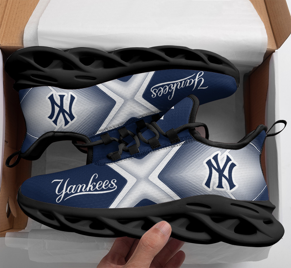New York Yankees Max Soul ShoesSneakers for Men And Women – MLB Baseball Fan Shoes, Team Sneakers