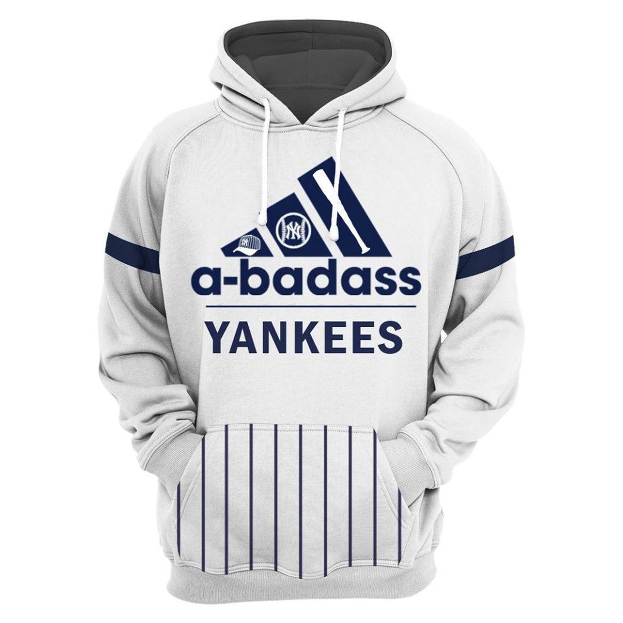 New York Yankees Mlb Football White 3D All Over Print Hoodie & Zip Hoodie