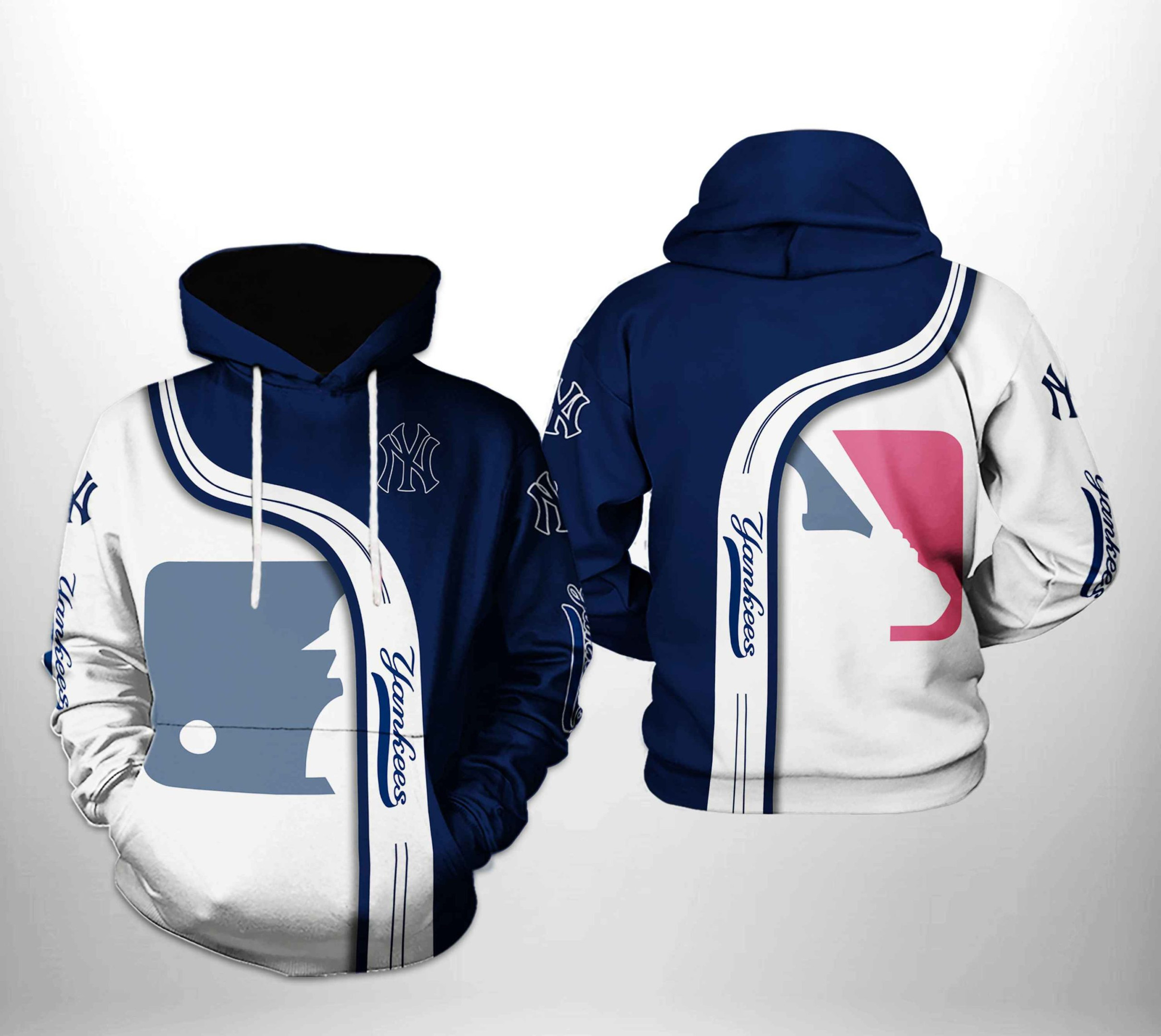 New York Yankees MLB Team 3D All Over Print Hoodie & Zip Hoodie