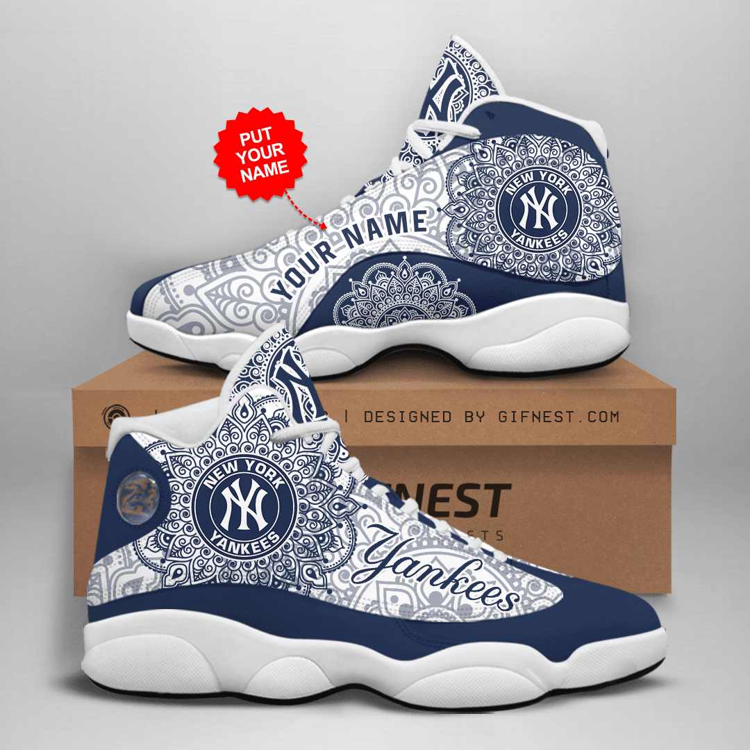 New York Yankees NFL JD13 Sneakers Shoes for Men & Women | Custom Fan Gift