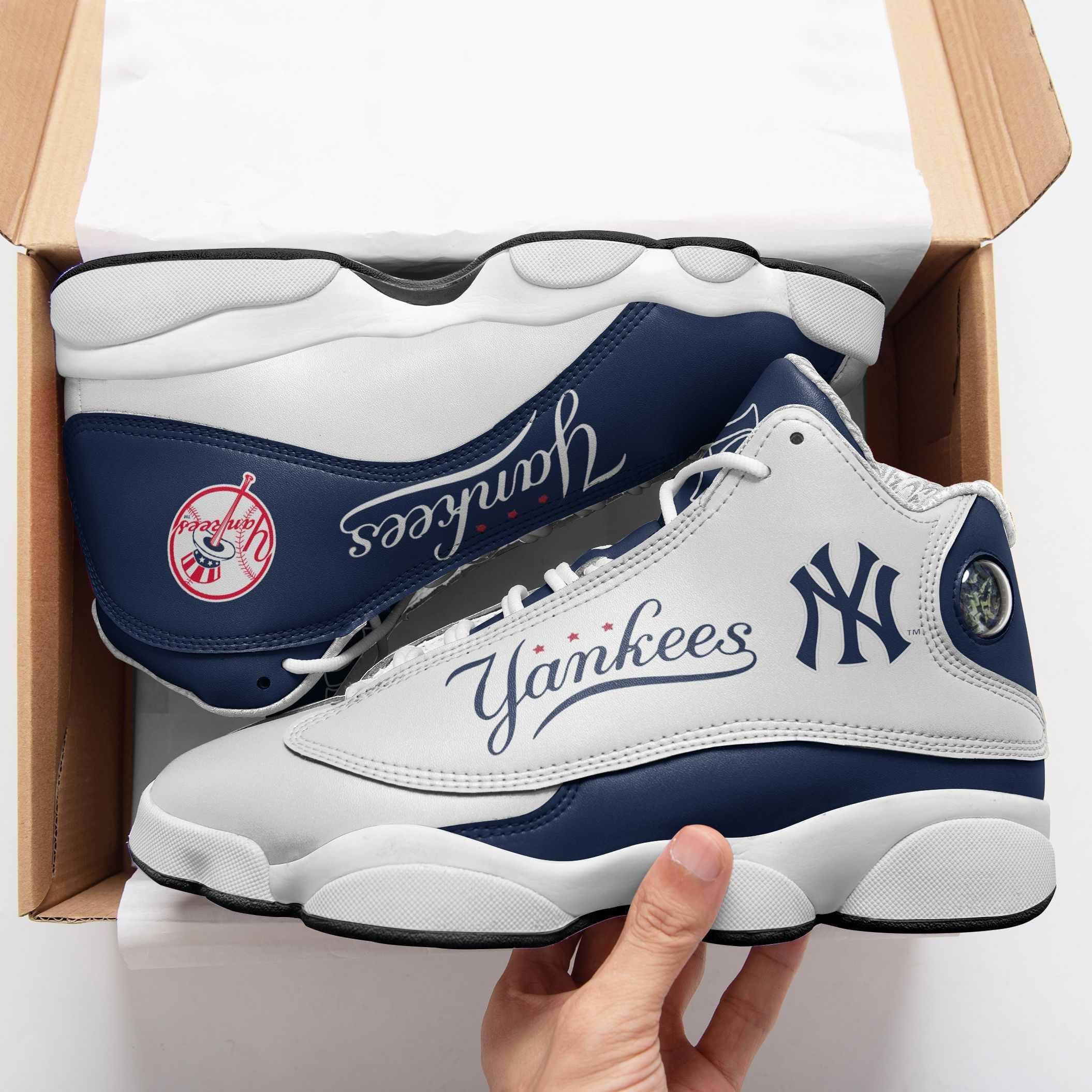 New York Yankees NFL JD13 Sneakers Shoes for Men & Women | Custom Fan Gift