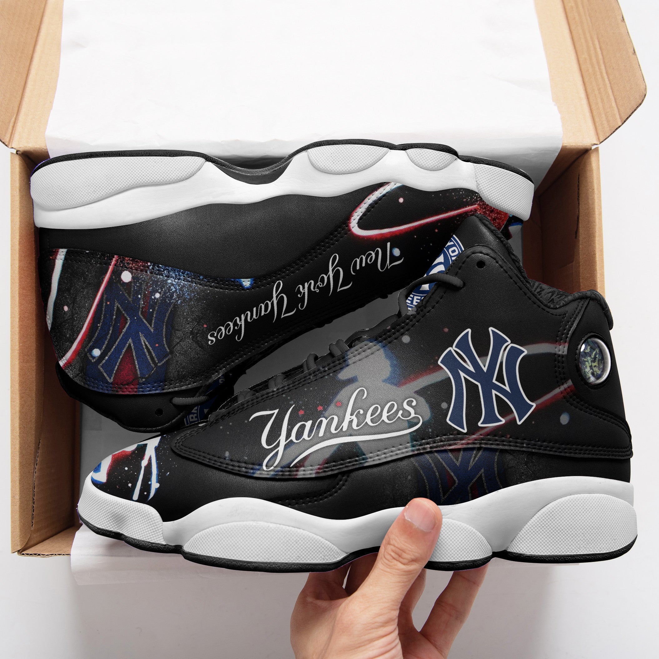 New York Yankees NFL JD13 Sneakers Shoes for Men & Women | Custom Fan Gift