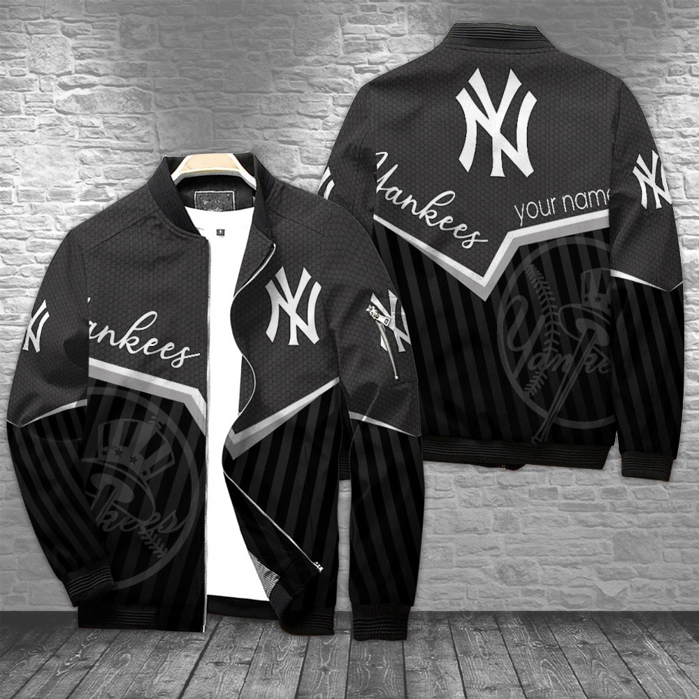 New York Yankees Personalized Bomber Jacket | MLB Team Jacket for Men & Women | Baseball Fan Gift