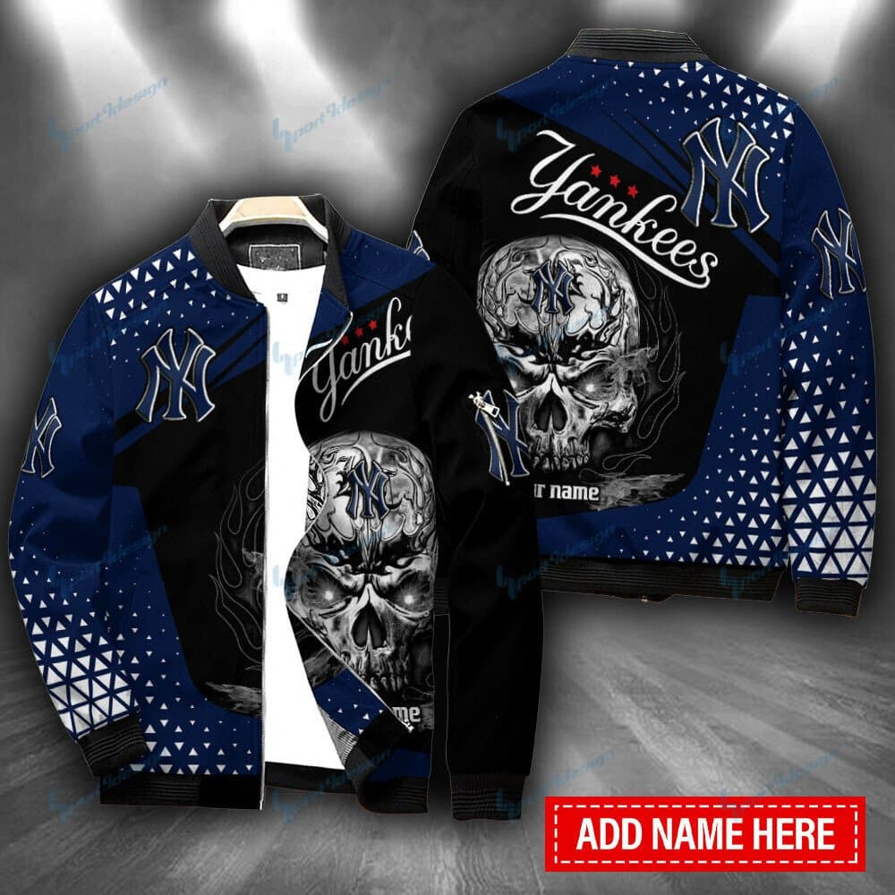 New York Yankees Personalized Bomber Jacket | MLB Team Jacket for Men & Women | Baseball Fan Gift