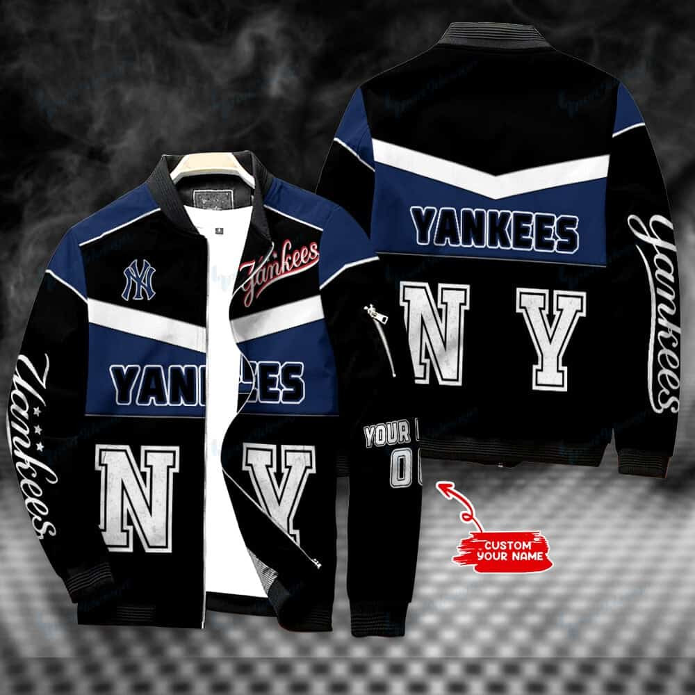 New York Yankees Personalized Bomber Jacket | MLB Team Jacket for Men & Women | Baseball Fan Gift