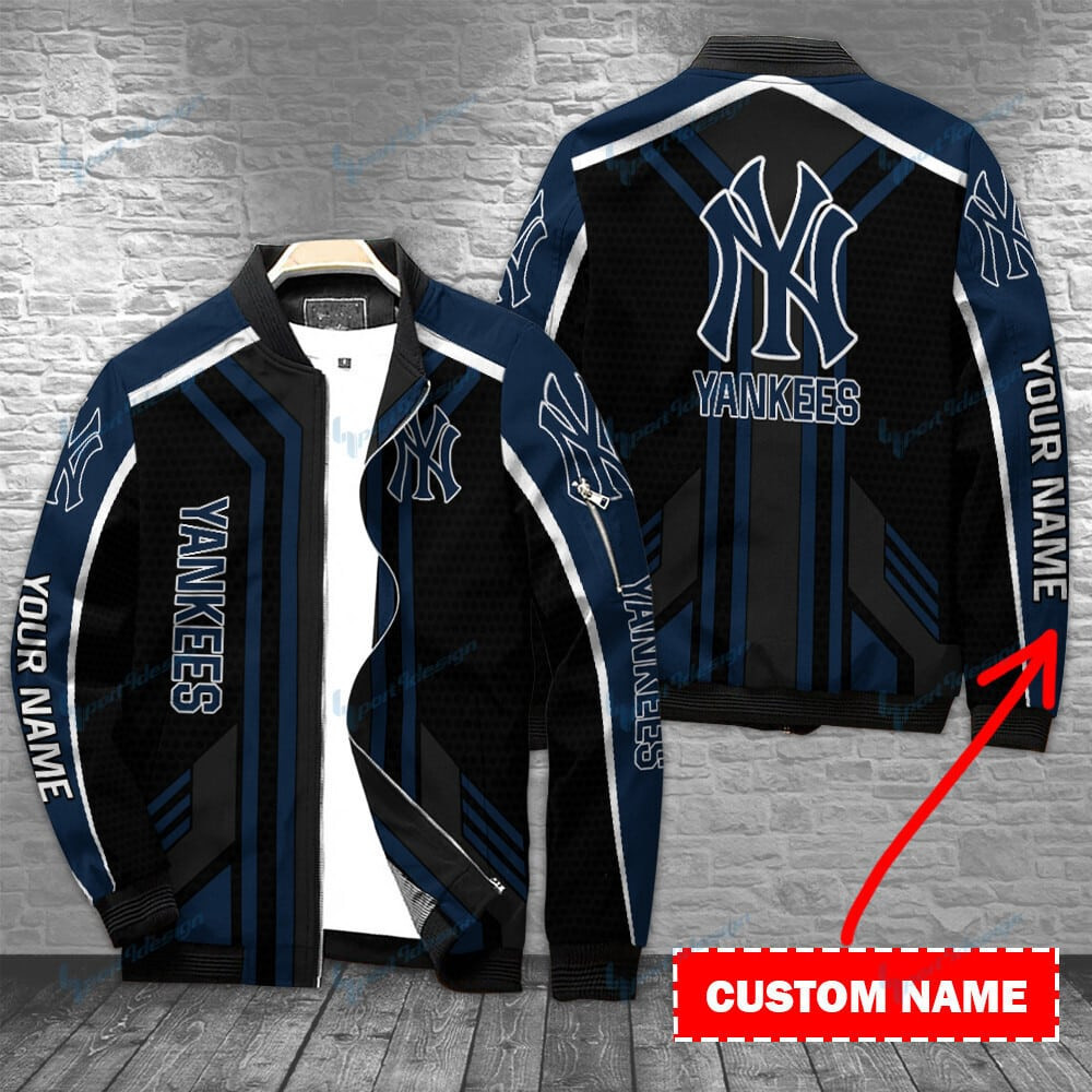 New York Yankees Personalized Bomber Jacket | MLB Team Jacket for Men & Women | Baseball Fan Gift