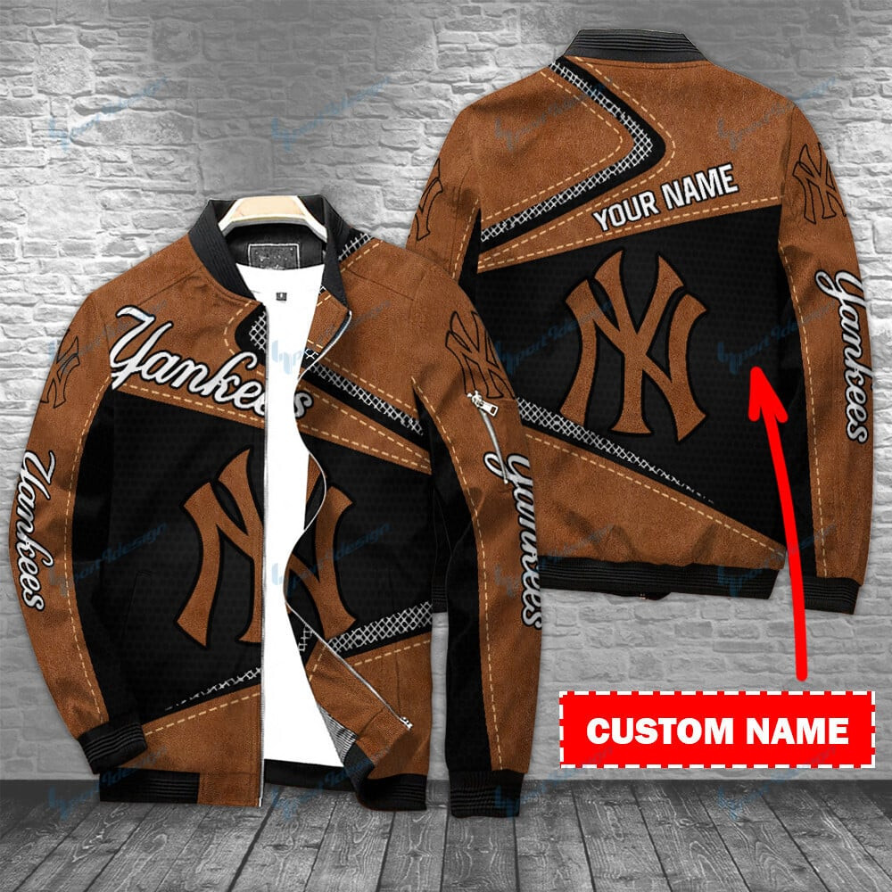 New York Yankees Personalized Bomber Jacket | MLB Team Jacket for Men & Women | Baseball Fan Gift