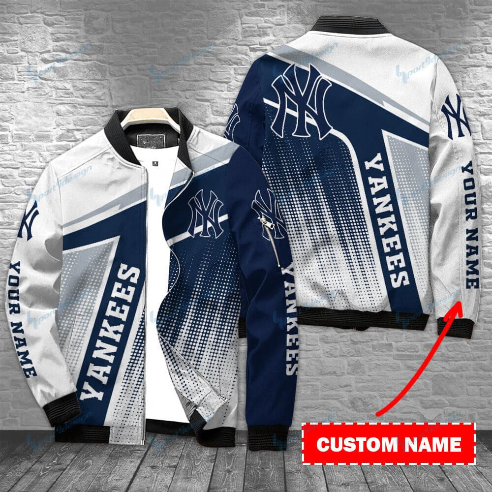 New York Yankees Personalized Bomber Jacket | MLB Team Jacket for Men & Women | Baseball Fan Gift