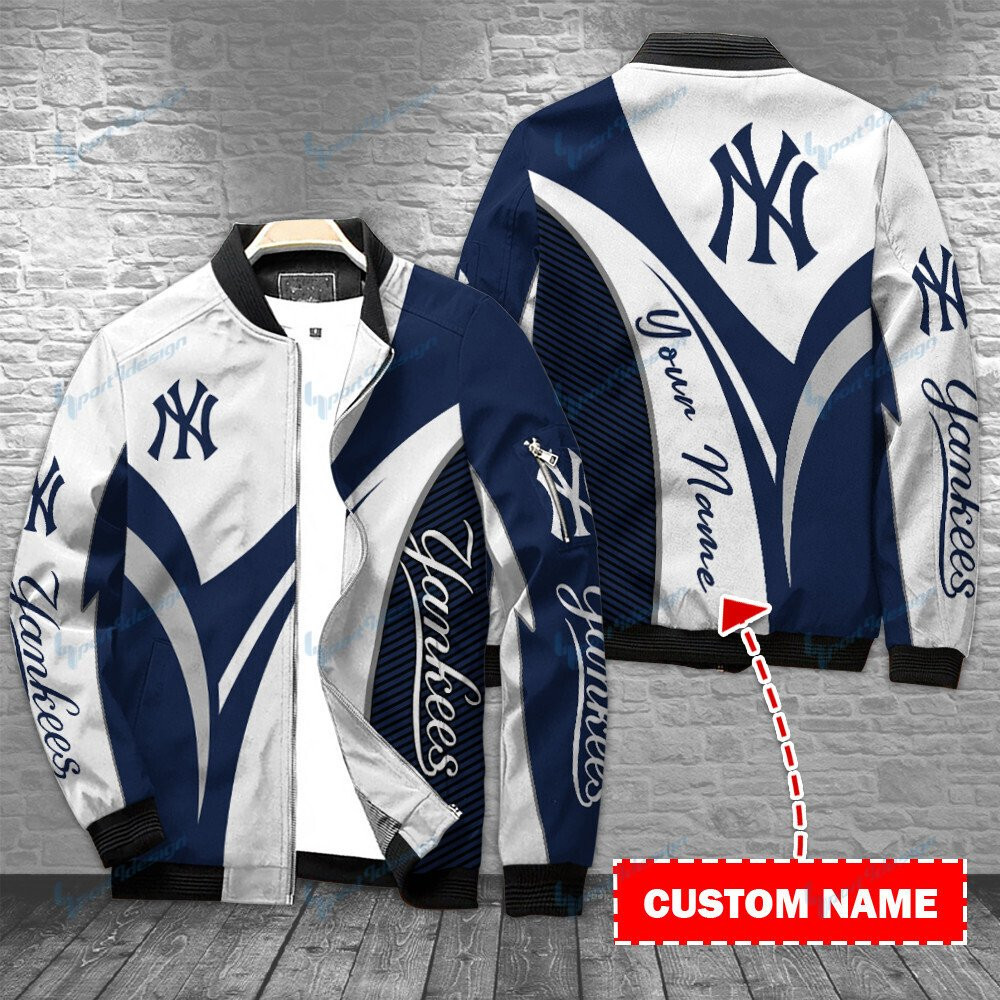New York Yankees Personalized Bomber Jacket | MLB Team Jacket for Men & Women | Baseball Fan Gift