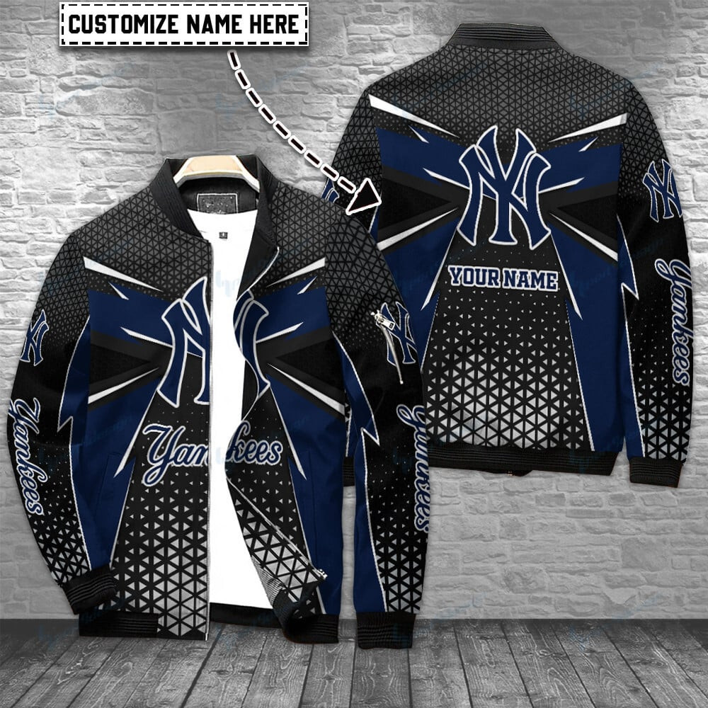 New York Yankees Personalized Bomber Jacket | MLB Team Jacket for Men & Women | Baseball Fan Gift