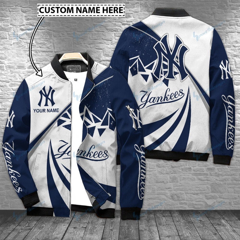 New York Yankees Personalized Bomber Jacket | MLB Team Jacket for Men & Women | Baseball Fan Gift