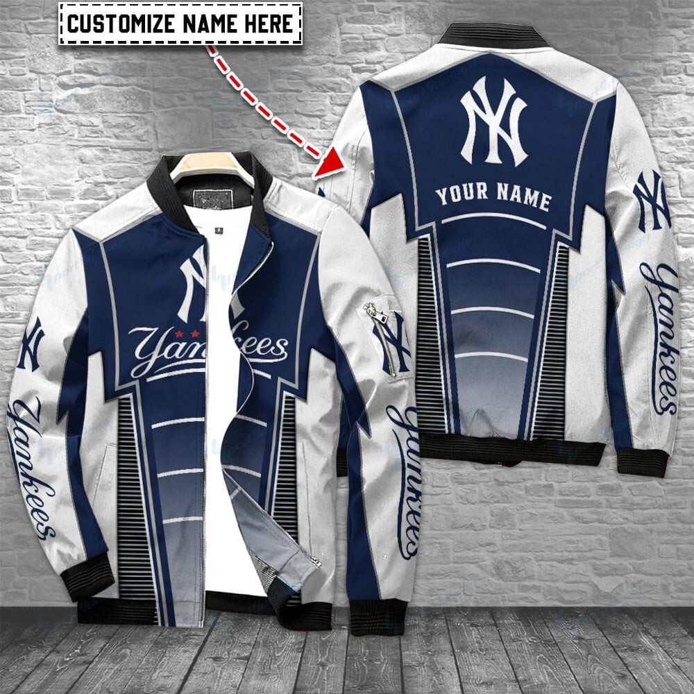 New York Yankees Personalized Bomber Jacket | MLB Team Jacket for Men & Women | Baseball Fan Gift