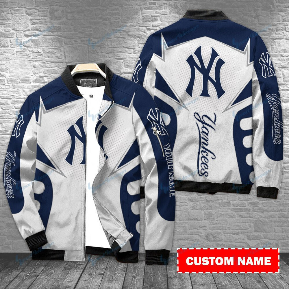 New York Yankees Personalized Bomber Jacket | MLB Team Jacket for Men & Women | Baseball Fan Gift