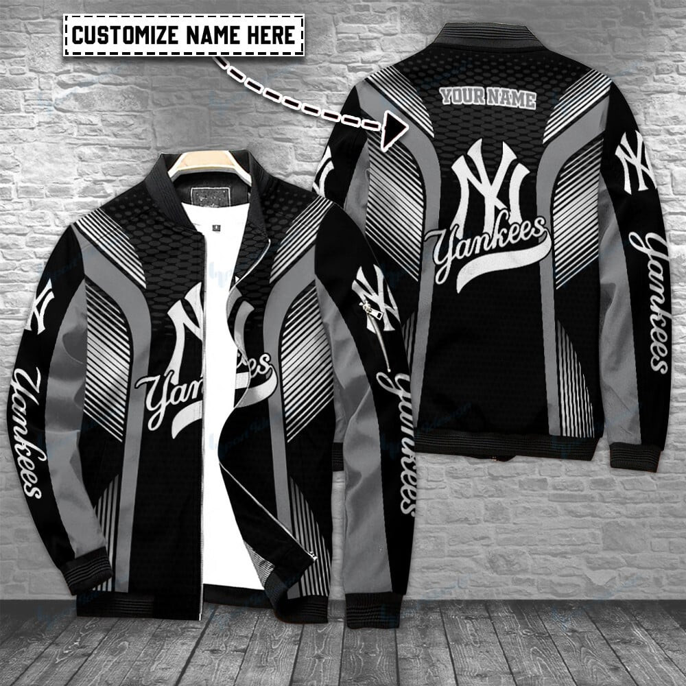 New York Yankees Personalized Bomber Jacket | MLB Team Jacket for Men & Women | Baseball Fan Gift
