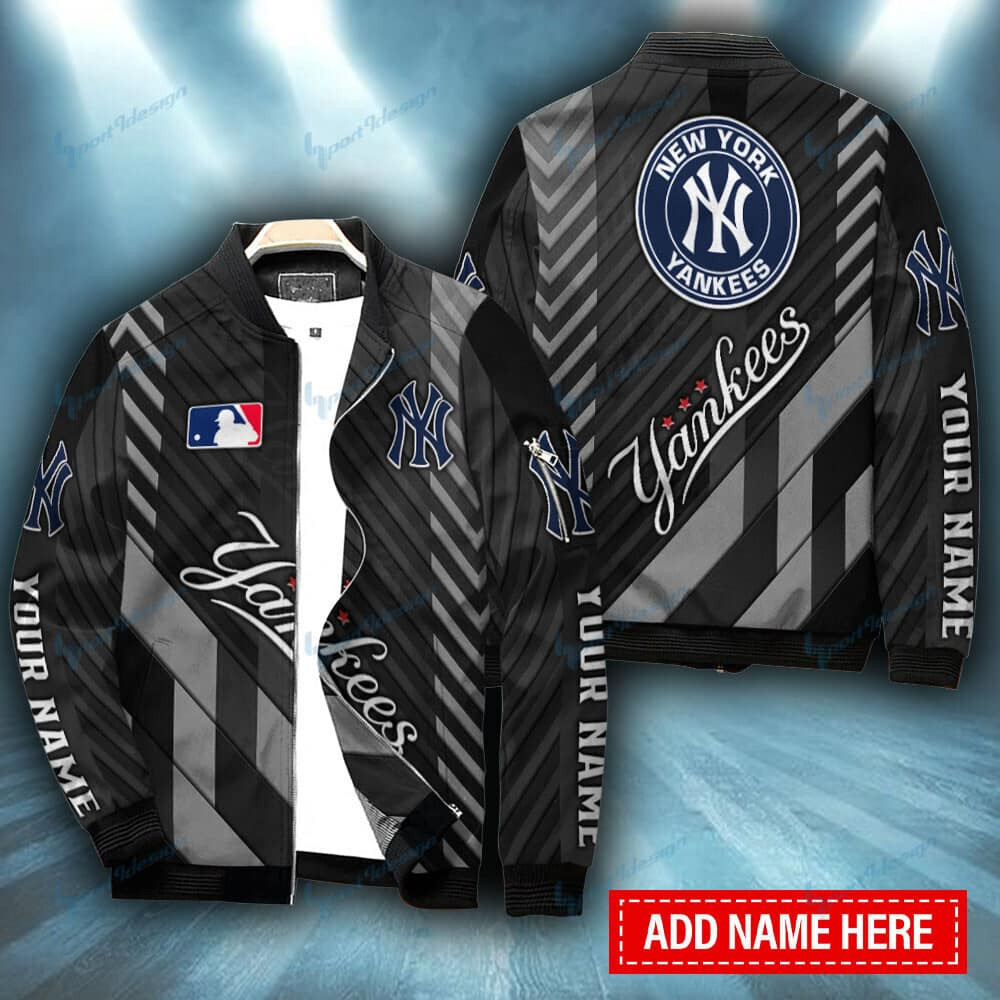 New York Yankees Personalized Bomber Jacket | MLB Team Jacket for Men & Women | Baseball Fan Gift