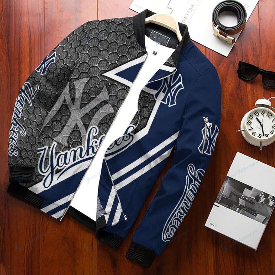 New York Yankees Personalized Bomber Jacket | MLB Team Jacket for Men & Women | Baseball Fan Gift
