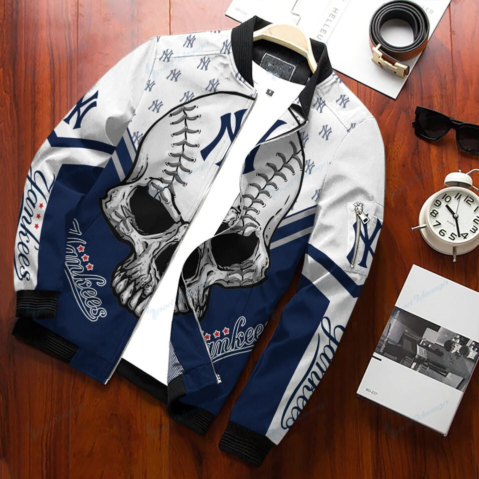 New York Yankees Personalized Bomber Jacket | MLB Team Jacket for Men & Women | Baseball Fan Gift