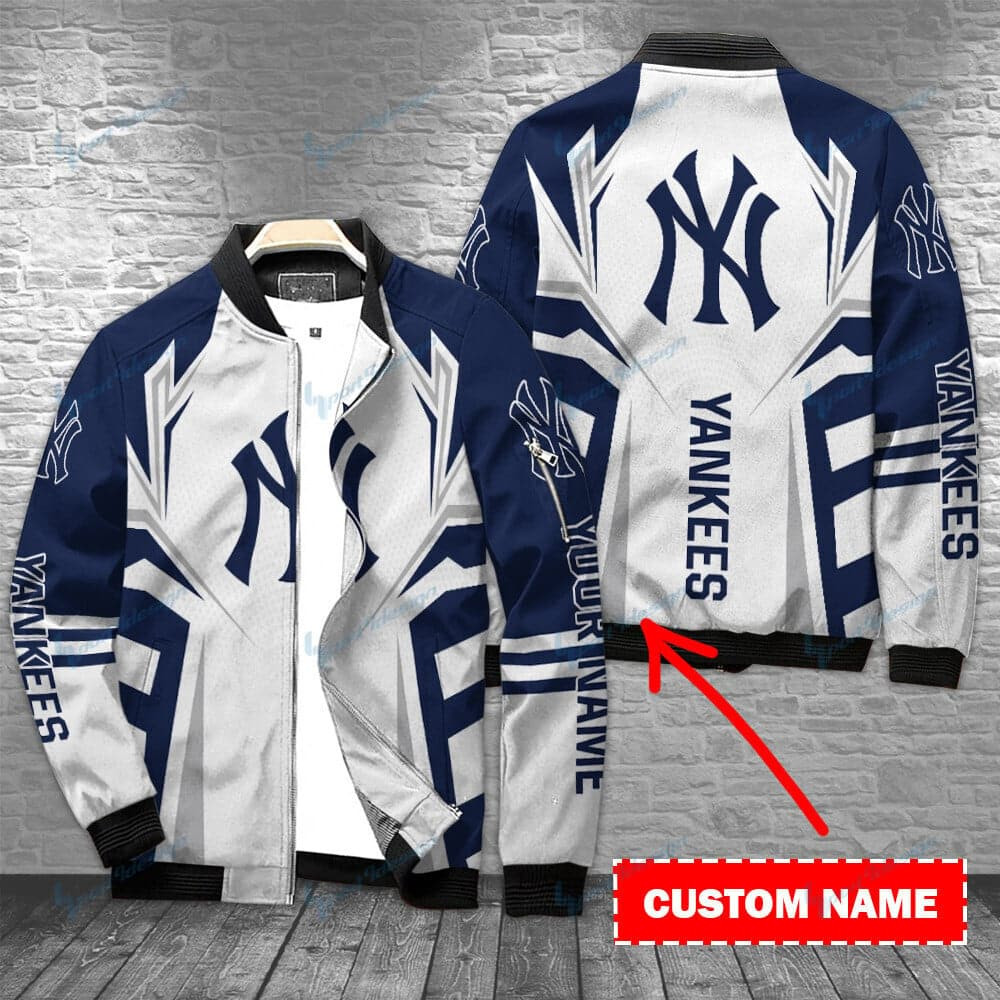 New York Yankees Personalized Bomber Jacket | MLB Team Jacket for Men & Women | Baseball Fan Gift