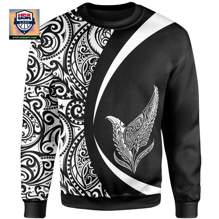 New Zealand Silver Fern Maori Sweater Circle Style J91