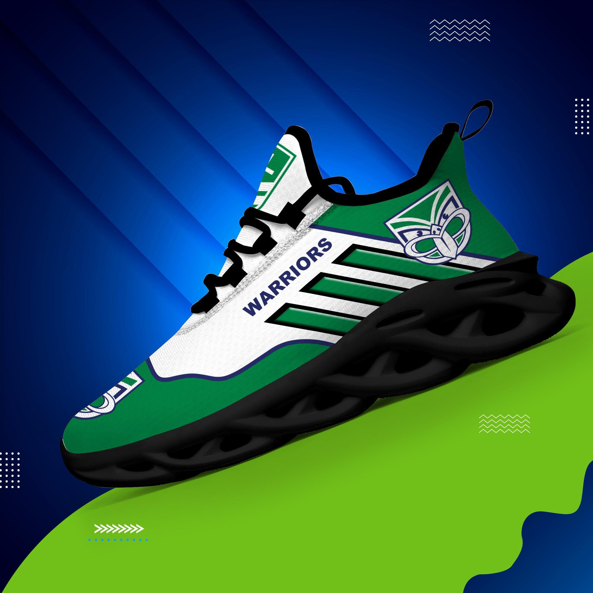New Zealand Warriors Max Soul Shoes Sneakers for Men And Women – NBA Basketball Fan Shoes, Team Sneakers - Image 4