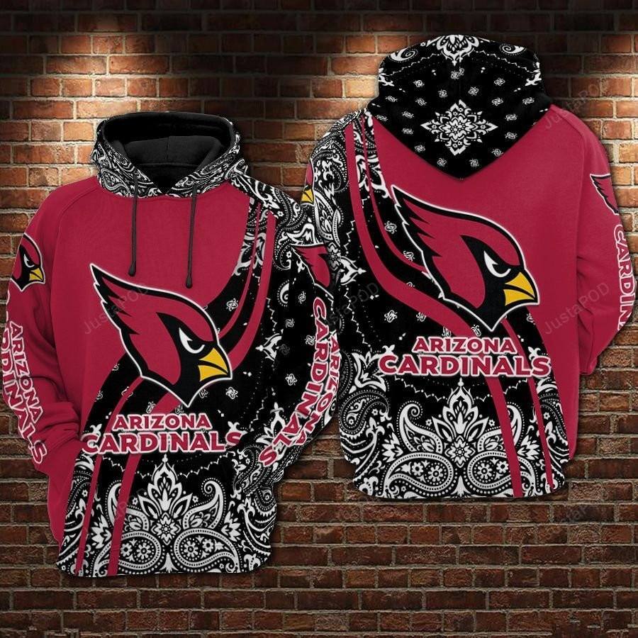 NFL Arizona Cardinals Nfl Football Mandala 3D All Over Print Hoodie & Zip Hoodie