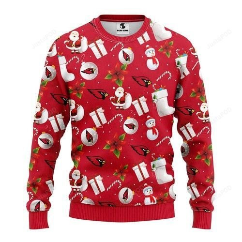 Nfl Arizona Cardinals Ugly Christmas Sweater, Perfect Holiday Gift