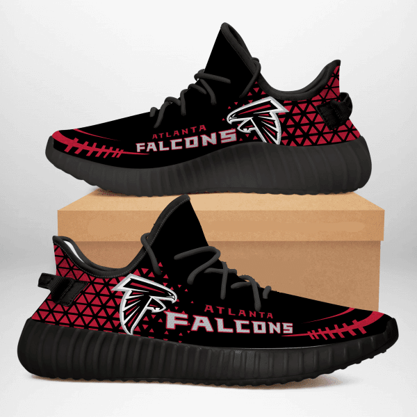 NFL Atlanta Falcons Black NFL Shoes Sneakers