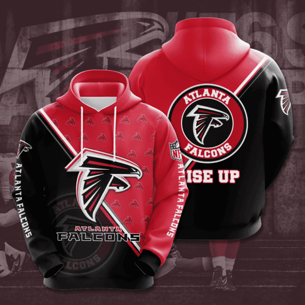 NFL Atlanta Falcons NFL 3D All Over Print Hoodie & Zip Hoodie