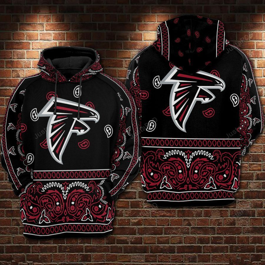 NFL Atlanta Falcons Nfl Football Pattern 3D All Over Print Hoodie & Zip Hoodie