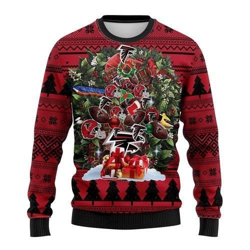 Nfl Atlanta Falcons Tree Christmas Ugly Christmas Sweater,