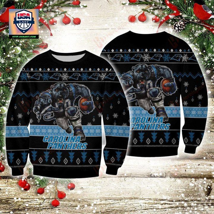 Nfl Carolina Panthers Player Rushing Sweater And Ugly Sweater