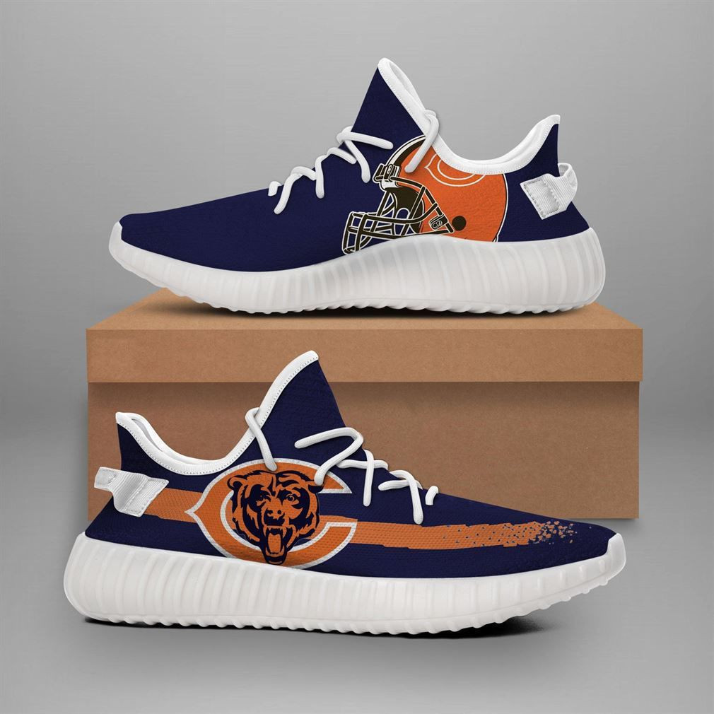 NFL Chicago Bears Navi NFL Football Shoes Sneakers