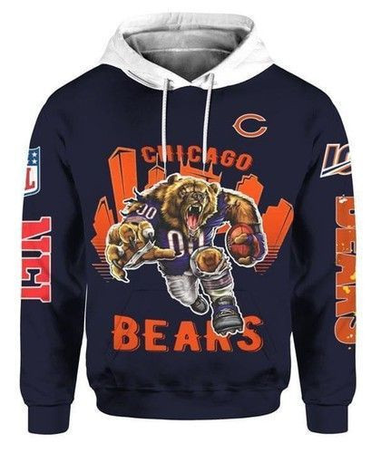 NFL Chicago Bears Nfl Fan 3D All Over Print Hoodie & Zip Hoodie