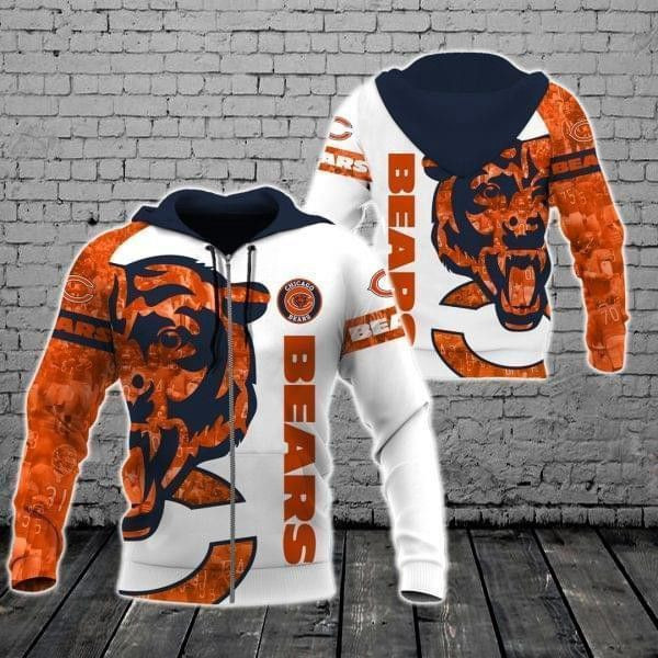 NFL Chicago Bears Nfl For Bears Fan 3D All Over Print Hoodie & Zip Hoodie