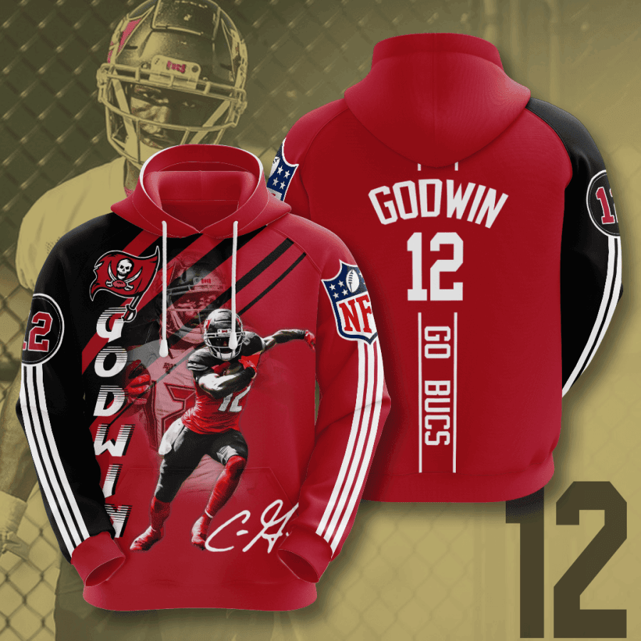 NFL Chris Godwin Tampa Bay Buccaneers NFL 3D All Over Print Hoodie & Zip Hoodie