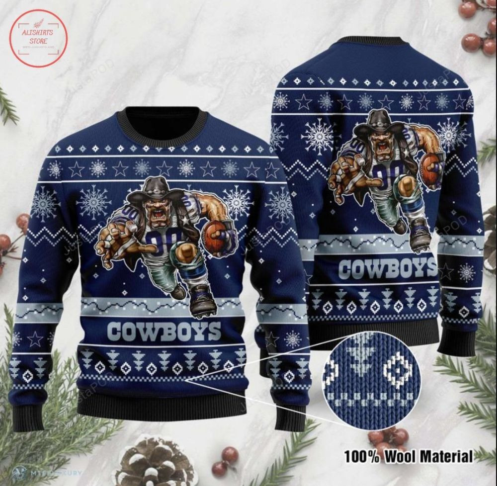 Nfl Cowboys Dallas Ugly Christmas Sweater Perfect Holiday Gift