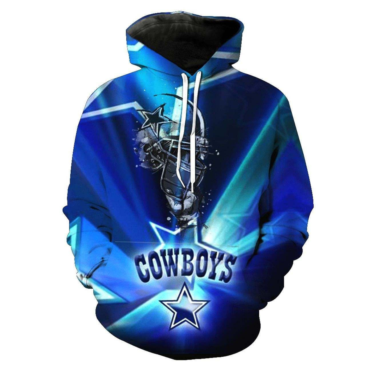 NFL Dallas Cowboys NFL 3D All Over Print Hoodie & Zip Hoodie