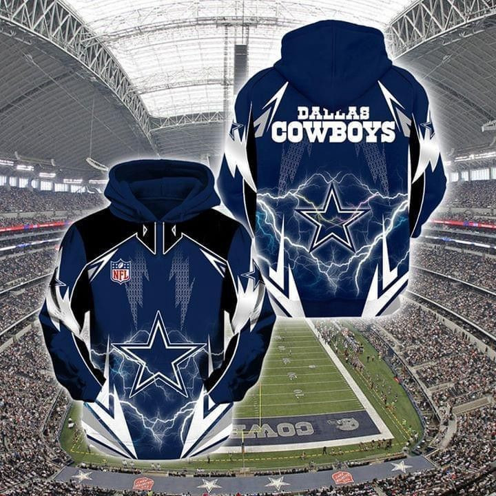NFL Dallas Cowboys Nfl 3D All Over Print Hoodie & Zip Hoodie