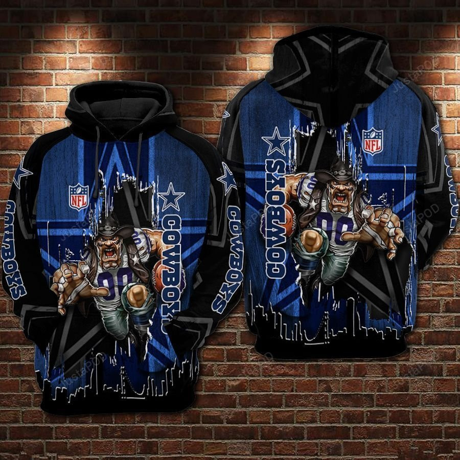 NFL Dallas Cowboys Nfl Football 3D All Over Print Hoodie & Zip Hoodie