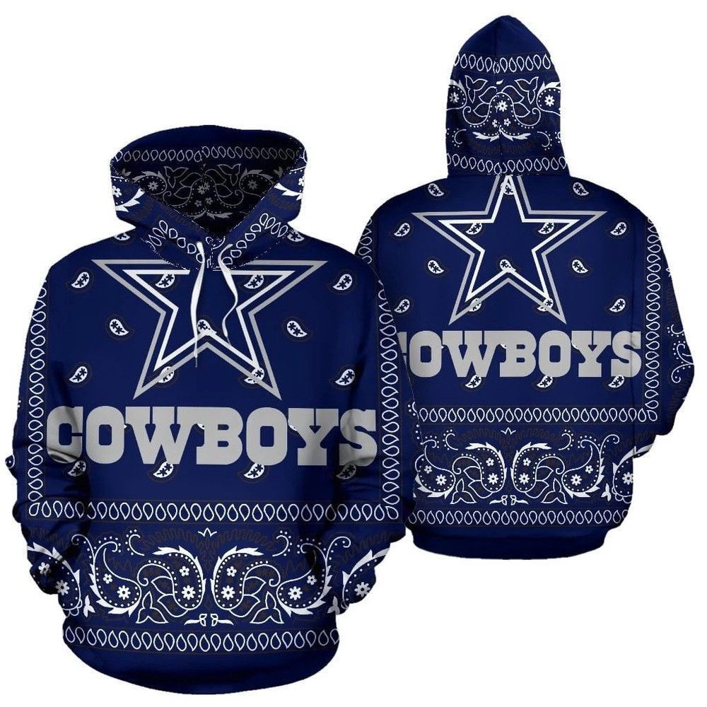 NFL Dallas Cowboys Nfl Football Blue 3D All Over Print Hoodie & Zip Hoodie